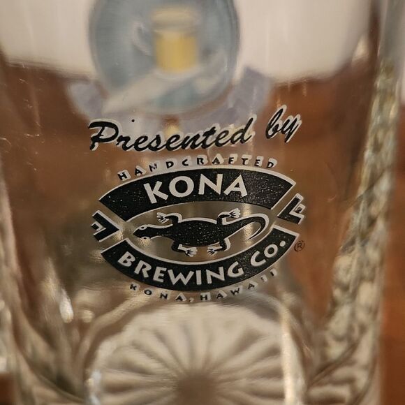 Maui Brewers Festival 2009 Kona Brewing Beer Glass 8 oz. - Picture 3 of 6